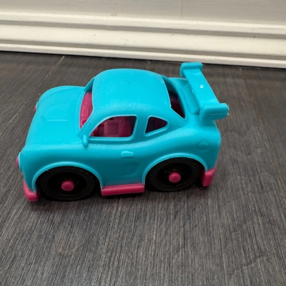 Battat Vibrant Blue and Pink Toy Car for Toddlers Kids Boys Girls